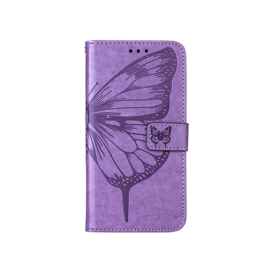 Samsung Galaxy A25 5G - Preklopna torbica (WLGO-Butterfly) - vijolična