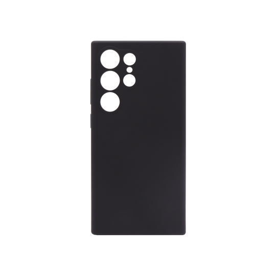 Samsung Galaxy S24 Ultra - Silikonski ovitek (liquid silicone) - N-Soft - Black / črna