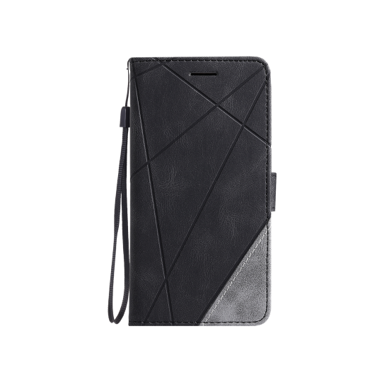 Samsung Galaxy Xcover 7 - Preklopna torbica (WLGO-Lines) - črna