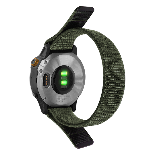 Najlonski pašček Sport za uro (26 mm) - zelen