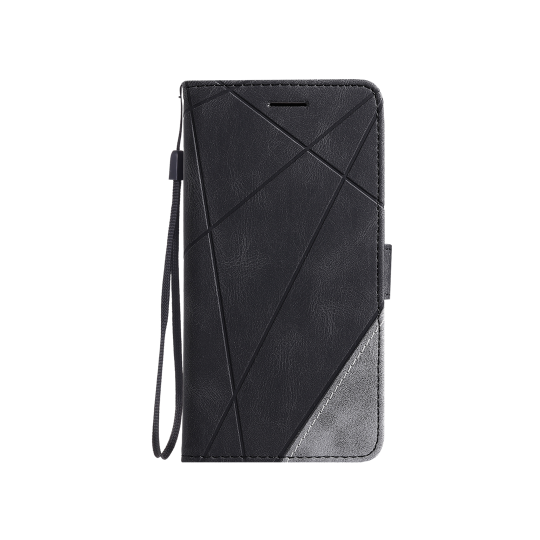 Xiaomi 14 Ultra - Preklopna torbica (WLGO-Lines) - črna