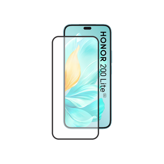 Honor 200 Lite - Zaščitno steklo Premium črno do roba - (0,33)