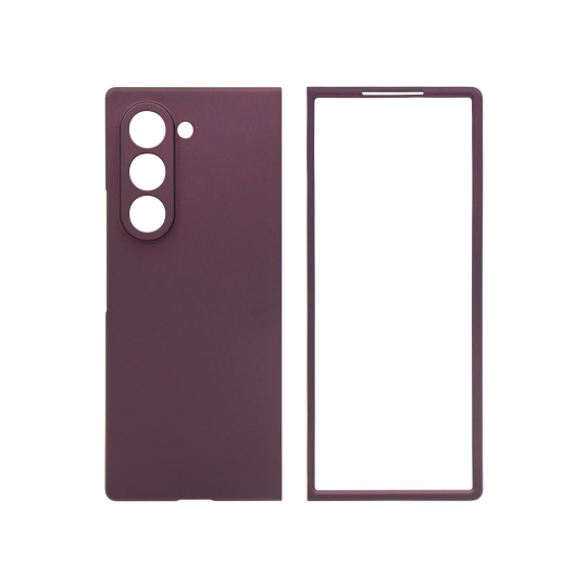 Samsung Galaxy Z Fold 6 5G - Okrasni pokrovček (84PC) - vinsko rdeč