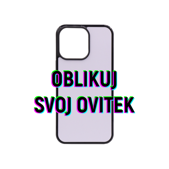 Apple iPhone 15 Pro Max - Gumiran ovitek (UV-TPU) - oblikuj svoj ovitek 