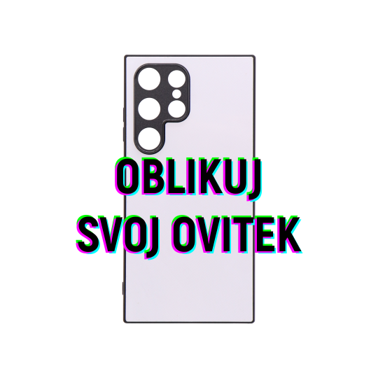 Samsung Galaxy S24 Ultra - Gumiran ovitek (UV-TPU) - oblikuj svoj ovitek 