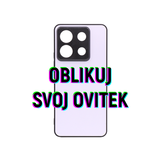Xiaomi Redmi Note 13 Pro - Gumiran ovitek (UV-TPU) - oblikuj svoj ovitek 