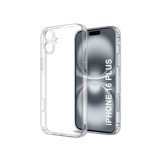 Apple iPhone 16 Plus - Gumiran ovitek (TPUA) - prozoren