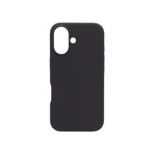 Apple iPhone 16 - Silikonski ovitek (liquid silicone) - Soft - Black / Črna