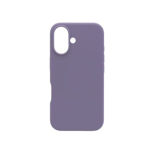 Apple iPhone 16 Plus - Silikonski ovitek (liquid silicone) - Soft - Lavender Gray / Temno vijolična