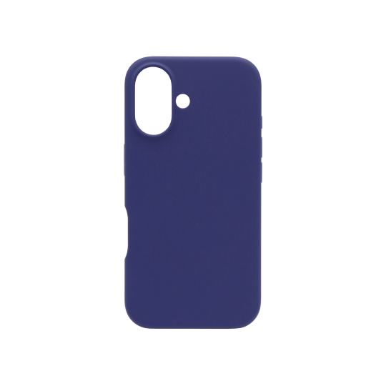 Apple iPhone 16 Plus - Silikonski ovitek (liquid silicone) - Soft - Navy Blue / Modra