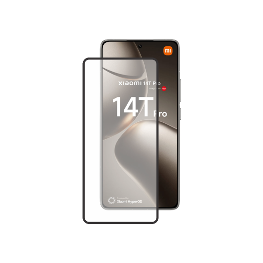 Xiaomi 14T / 14T Pro- Zaščitno steklo Premium črno do roba - (0,33)