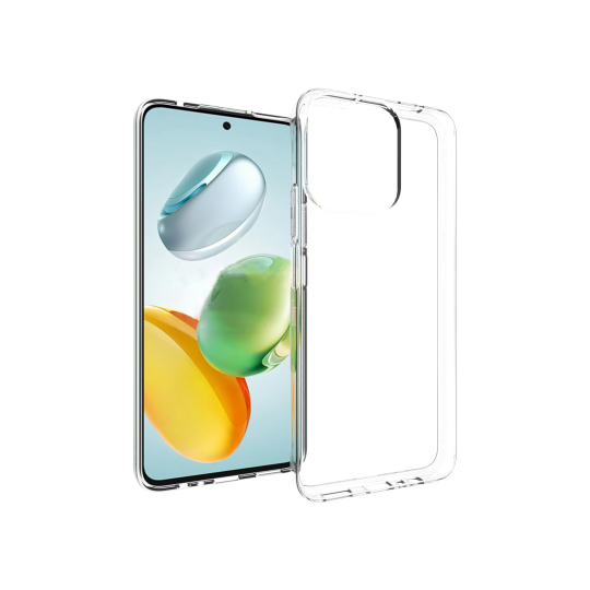 Honor 200 Smart - Gumiran ovitek (TPU) - prozoren svetleč