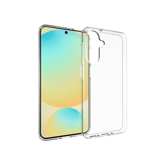 Samsung Galaxy A26 5G - Gumiran ovitek (TPU) - prozoren svetleč