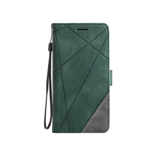 Samsung Galaxy A16 5G / A17 5G / A26 5G - Preklopna torbica (WLGO-Lines) - zelena