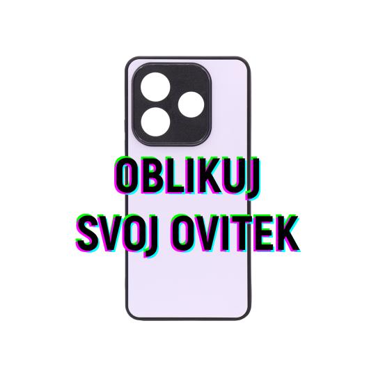 Xiaomi Redmi Note 14 5G - Gumiran ovitek (UV-TPU) - oblikuj svoj ovitek 