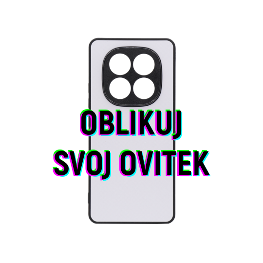 Xiaomi Redmi Note 14 Pro 5G - Gumiran ovitek (UV-TPU) - oblikuj svoj ovitek 