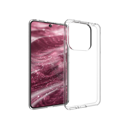 Xiaomi Redmi Note 14 5G - Gumiran ovitek (TPU) - prozoren svetleč