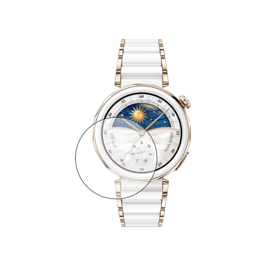 Huawei Watch GT 5 Pro (42 mm) - Hibridno zaščitno steklo (folija) - črna