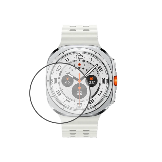 Samsung Galaxy Watch Ultra - Hibridno zaščitno steklo (folija) - črna