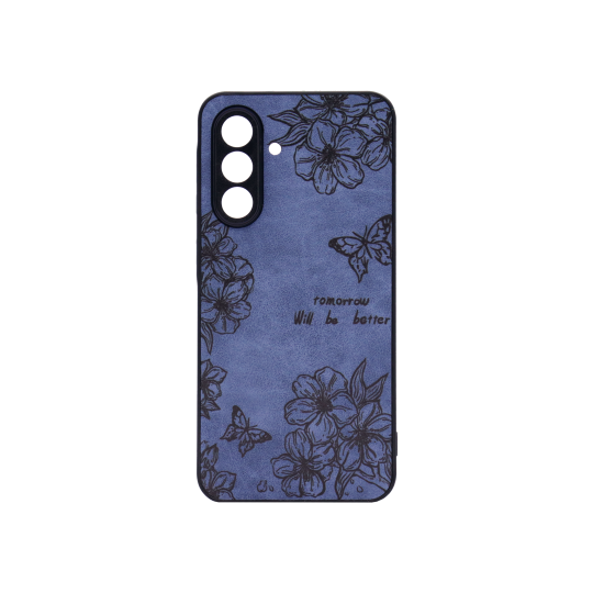 Samsung Galaxy A26 5G - Gumiran ovitek (Cloudy-Sakura Butterfly) - moder