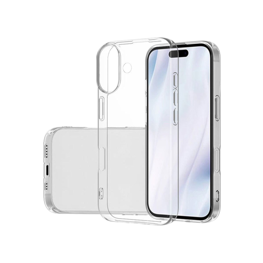 Apple iPhone 17 - Gumiran ovitek (TPUA) - prozoren