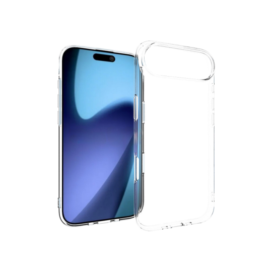 Apple iPhone Air - Gumiran ovitek (TPUA) - prozoren