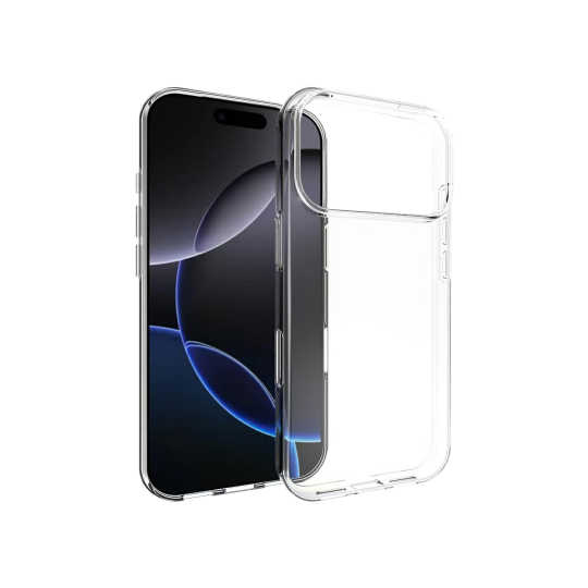 Apple iPhone 17 Pro Max - Gumiran ovitek (TPUA) - prozoren