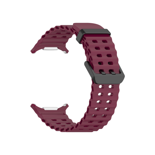 Silikonski pašček za Samsung Galaxy Watch Ultra - temno vijoličen