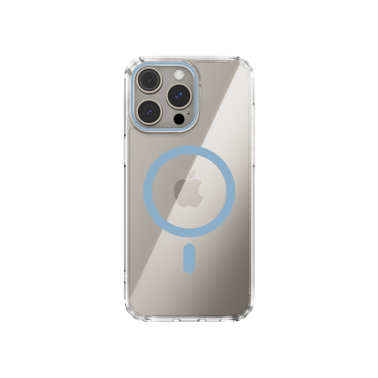 Apple iPhone 15 Pro - Gumiran magnetni ovitek (TPU Magnetic) - temno moder