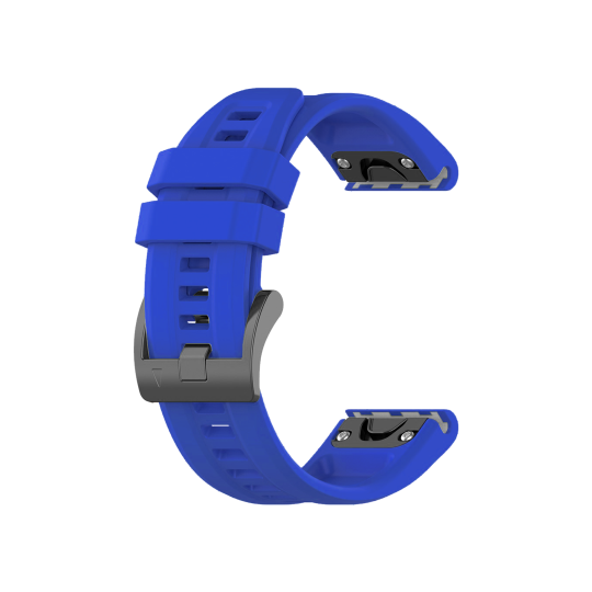 Silikonski pašček za Garmin ure (26mm) hitro zapenjanje - moder