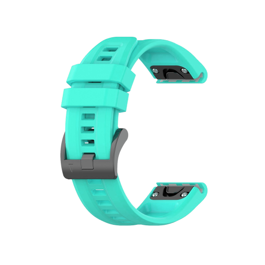 Silikonski pašček za Garmin ure (26mm) hitro zapenjanje - mint