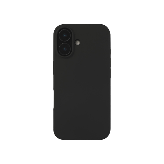 Apple iPhone 17 - Silikonski ovitek (liquid silicone) - Soft - Black / Črna