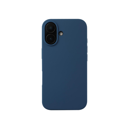 Apple iPhone 17 - Silikonski ovitek (liquid silicone) - Soft - Midnight Blue / Temno modra
