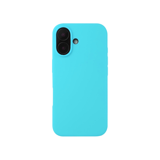 Apple iPhone 17 - Silikonski ovitek (liquid silicone) - Soft -  Blue / Modra