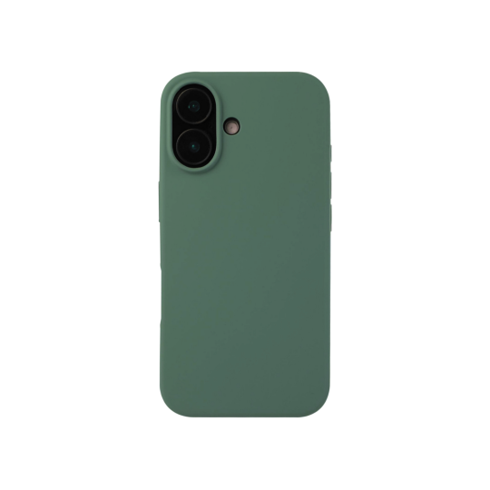 Apple iPhone 17 - Silikonski ovitek (liquid silicone) - Soft - Pine Needle Green / Temno zelena