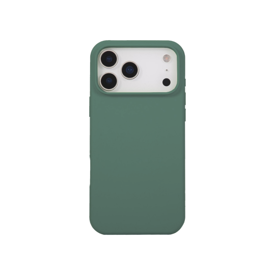 Apple iPhone 17 Pro - Silikonski ovitek (liquid silicone) - Soft - Pine Needle Green / Zelena