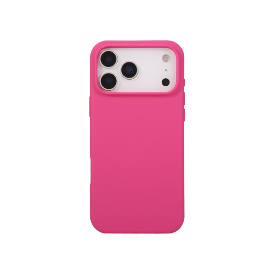 Apple iPhone 17 Pro - Silikonski ovitek (liquid silicone) - Soft - Pitaya / Roza