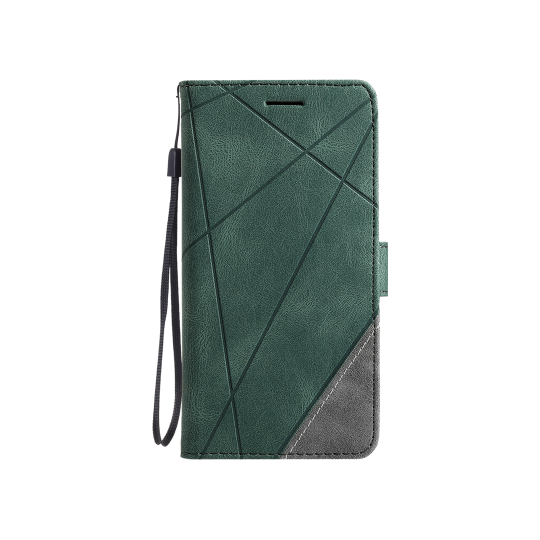 Honor 400 Smart - Preklopna torbica (WLGO-Lines) - zelena