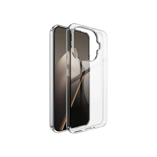 Xiaomi 15T Pro - Gumiran ovitek (TPU) - prozoren svetleč