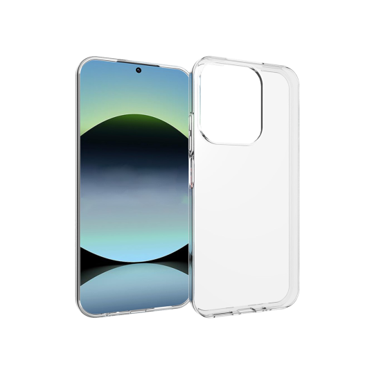 Xiaomi 15T - Gumiran ovitek (TPU) - prozoren svetleč