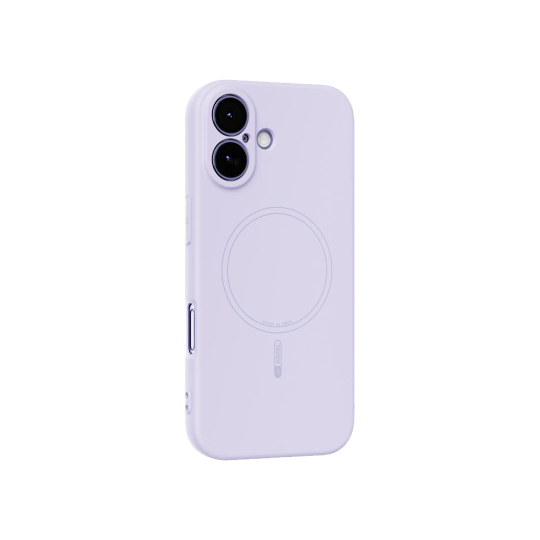 Apple iPhone 17 - Gumiran magnetni ovitek (TPU Magnetic Pastel) - vijoličen