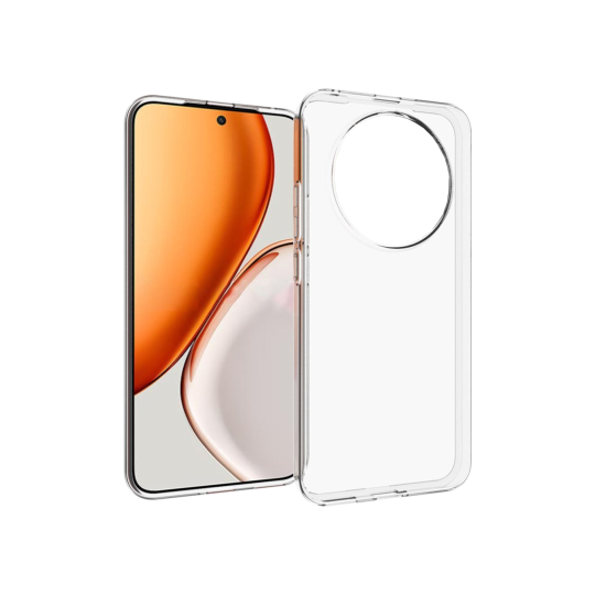 Honor Magic8 Lite - Gumiran ovitek (TPU) - prozoren svetleč