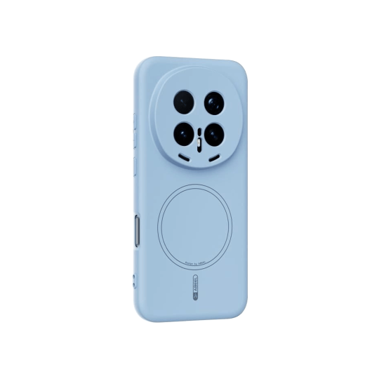 Honor Magic8 Pro - Gumiran magnetni ovitek (TPU Magnetic Pastel) - svetlo moder