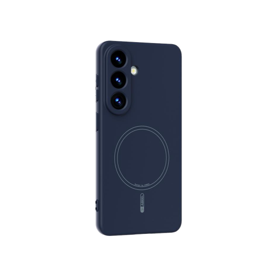 Samsung Galaxy S26+ - Gumiran magnetni ovitek (TPU Magnetic Pastel) - moder