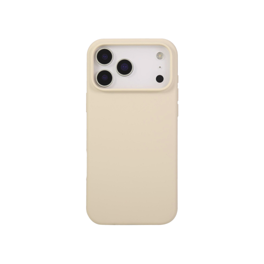 Apple iPhone 17 Pro Max - Silikonski ovitek (liquid silicone) - Soft - Desert Gold / Bež