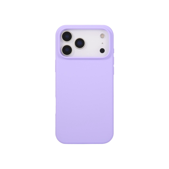 Apple iPhone 17 Pro - Silikonski ovitek (liquid silicone) - Soft - Lilac purple / Svetlo vijolična