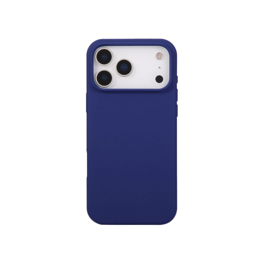 Apple iPhone 17 Pro Max - Silikonski ovitek (liquid silicone) - Soft - Navy Blue / Temno modra