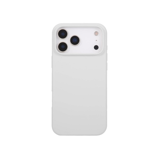 Apple iPhone 17 Pro Max - Silikonski ovitek (liquid silicone) - Soft - Antique White / Bela