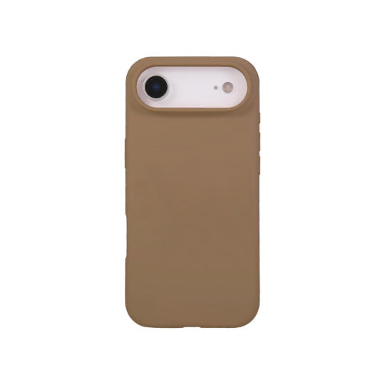 Apple iPhone Air - Silikonski ovitek (liquid silicone) - Soft - Brown / Rjav