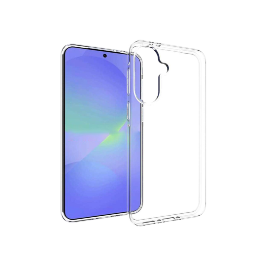 Samsung Galaxy A37 5G - Gumiran ovitek (TPU) - prozoren svetleč